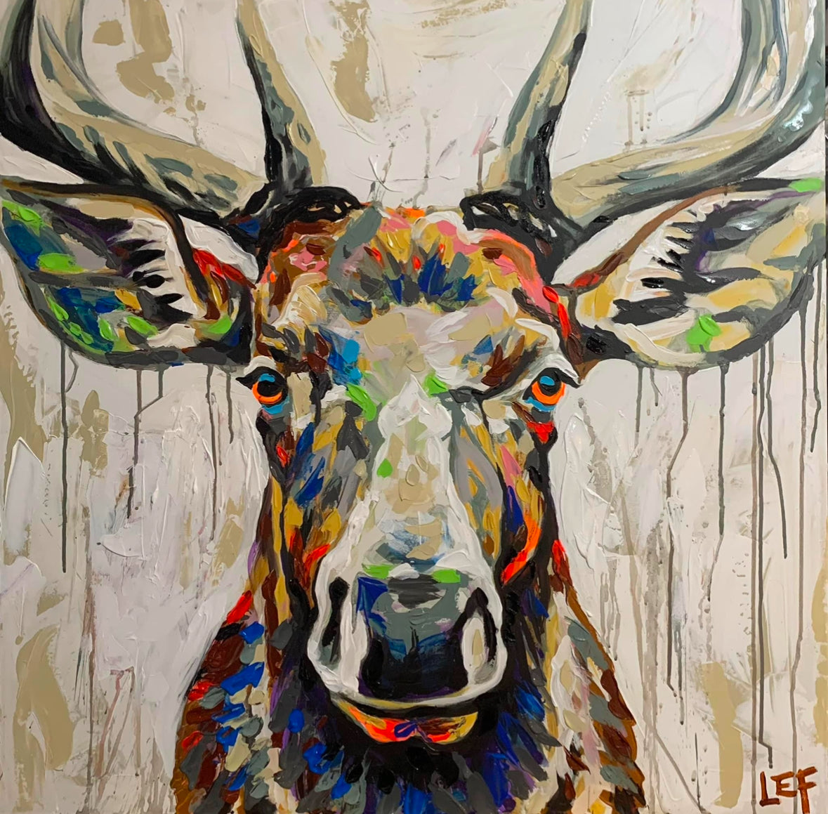 Majestic elk - Reproduction sur toile