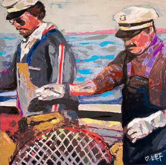 Pêcheurs au large