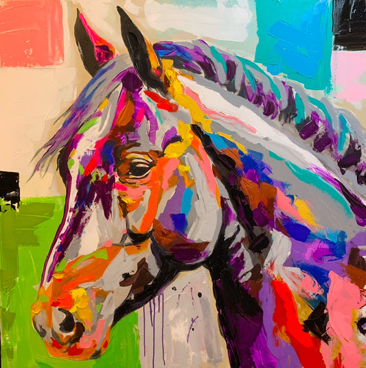 Horse - Reproduction sur toile