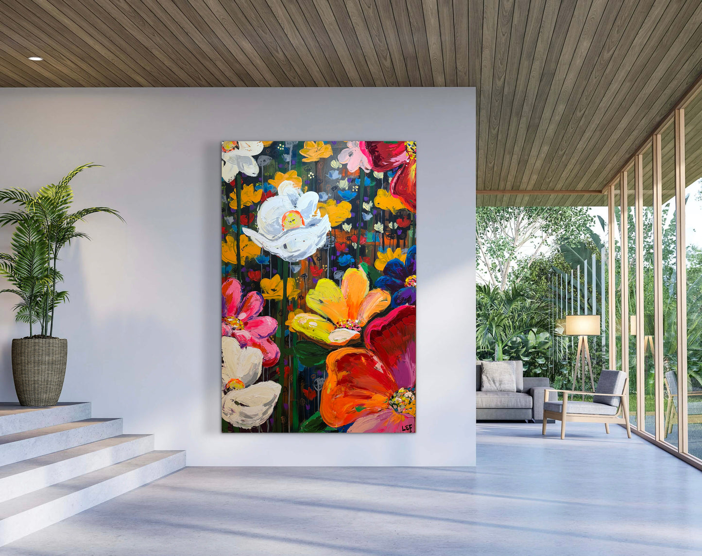 A garden that refuses silence